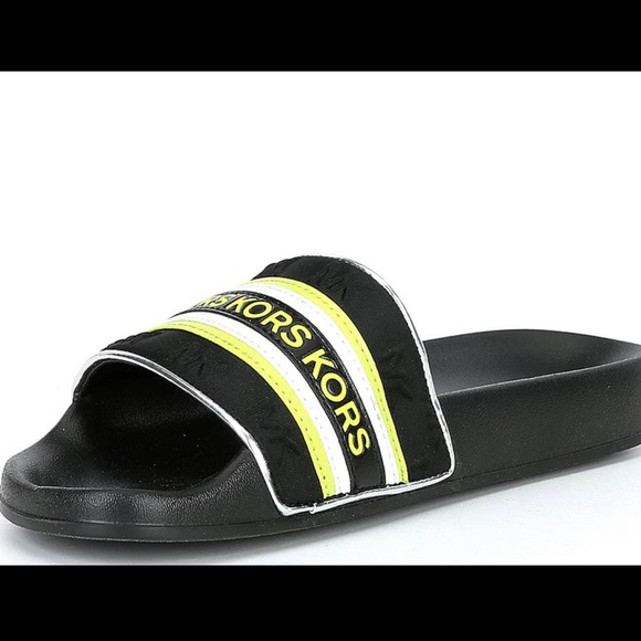 Michael Kors Gilmore slides ladies sz 10 *nwt - Picture 9 of 12